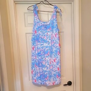 💙 HTF NWT Lilly Pulitzer Boatylicious Rivers Tank Dress XL
